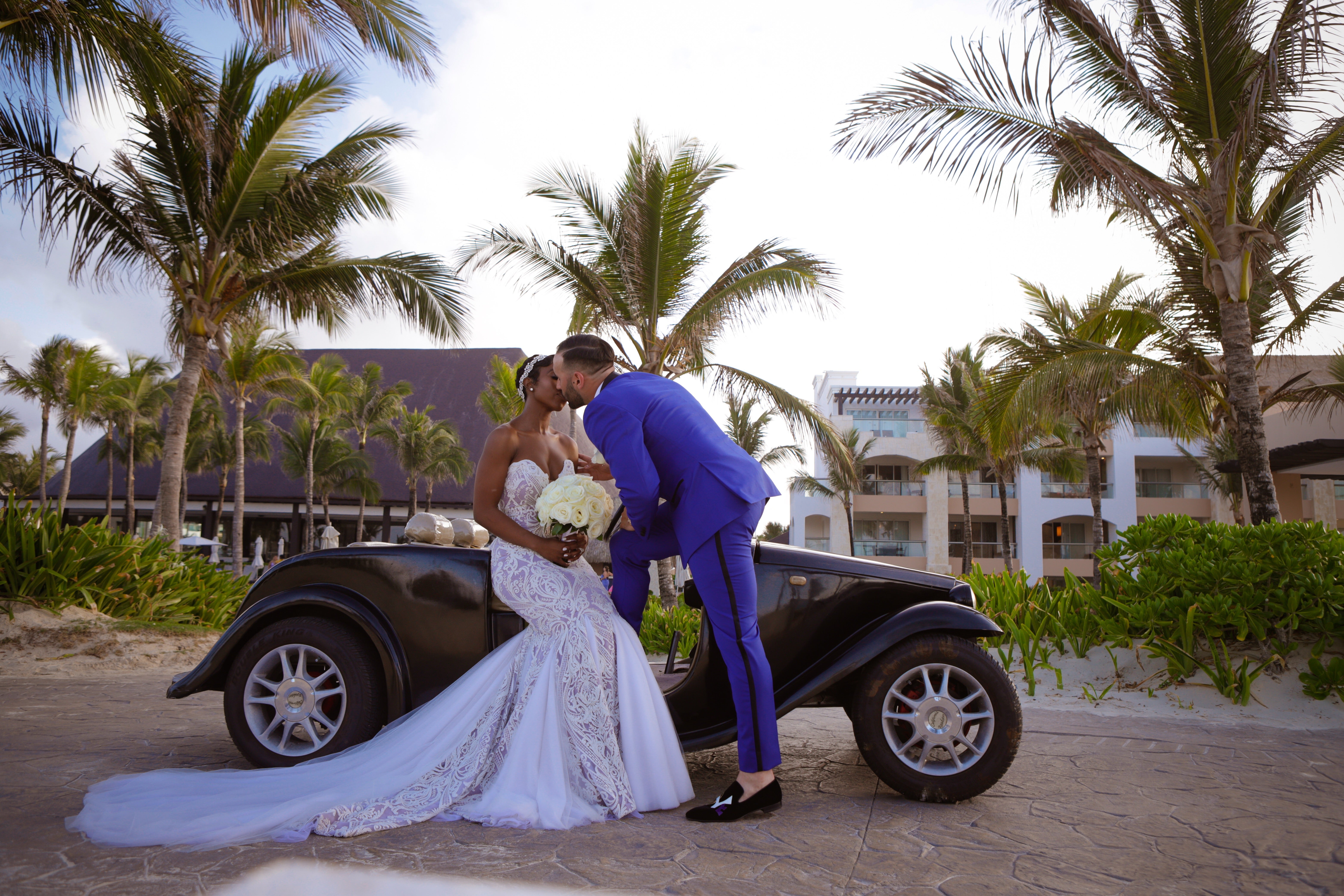 Bridal Bliss: Antonio And Alexis Brought Chic To The Beach For Their Gorgeous Wedding Day
